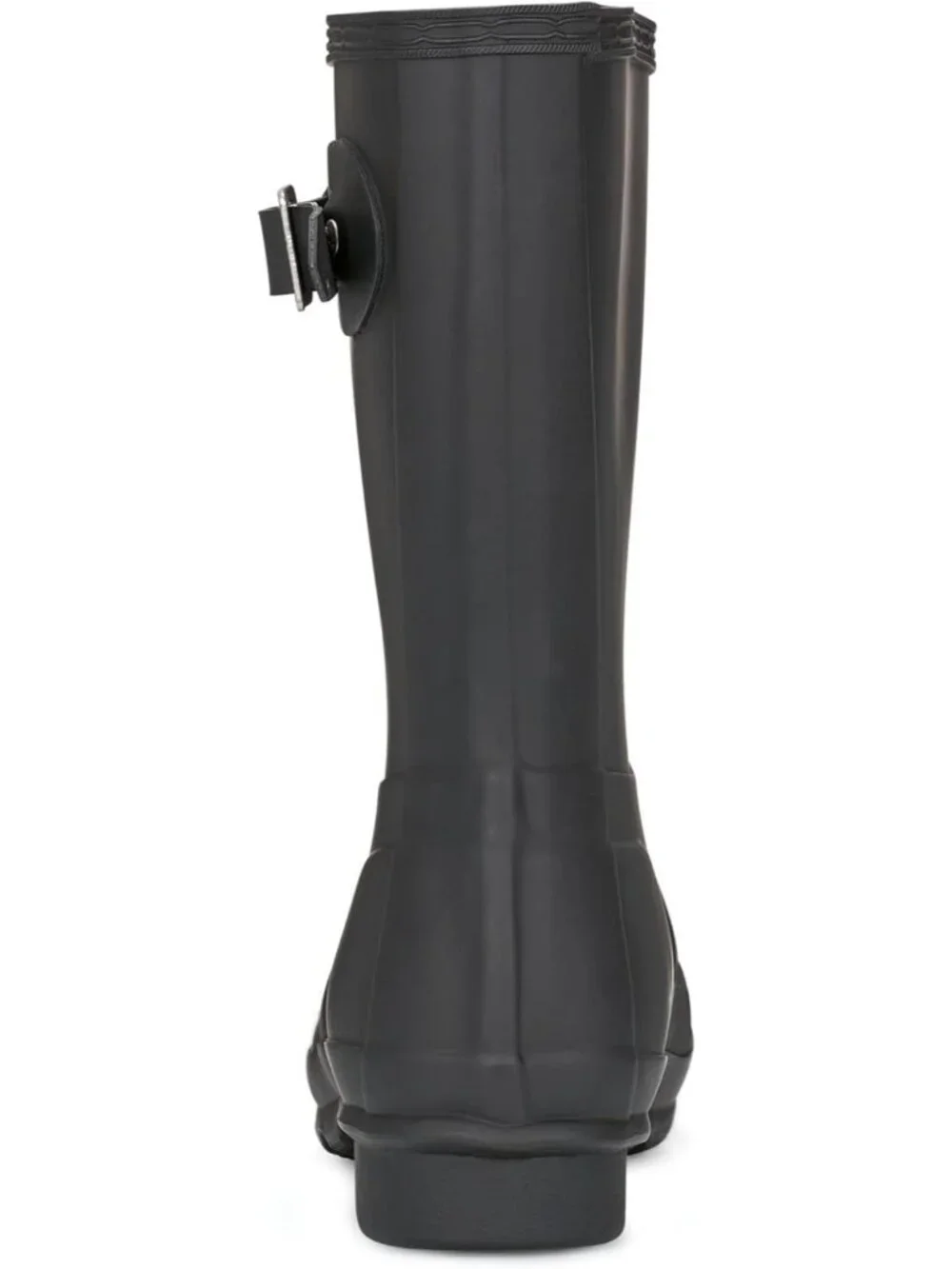 Women's Black Rubber Sole Original Short Mid Calf Cushioned Waterproof Rain Boot